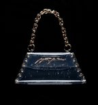 Amelia Bag GOLD - transparent designer bag by Augusto Ju Nior