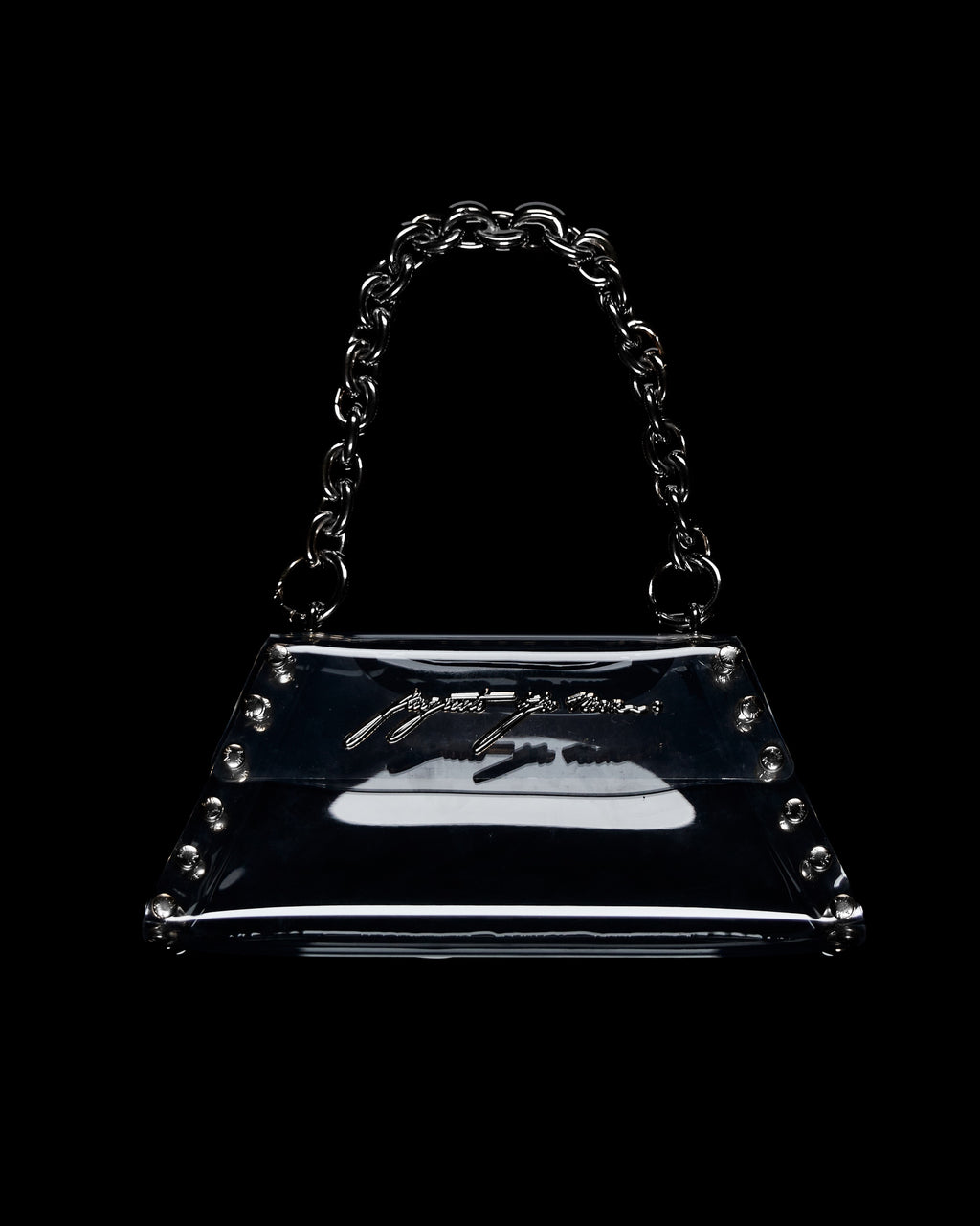 Amelia Transparent Bag Silver