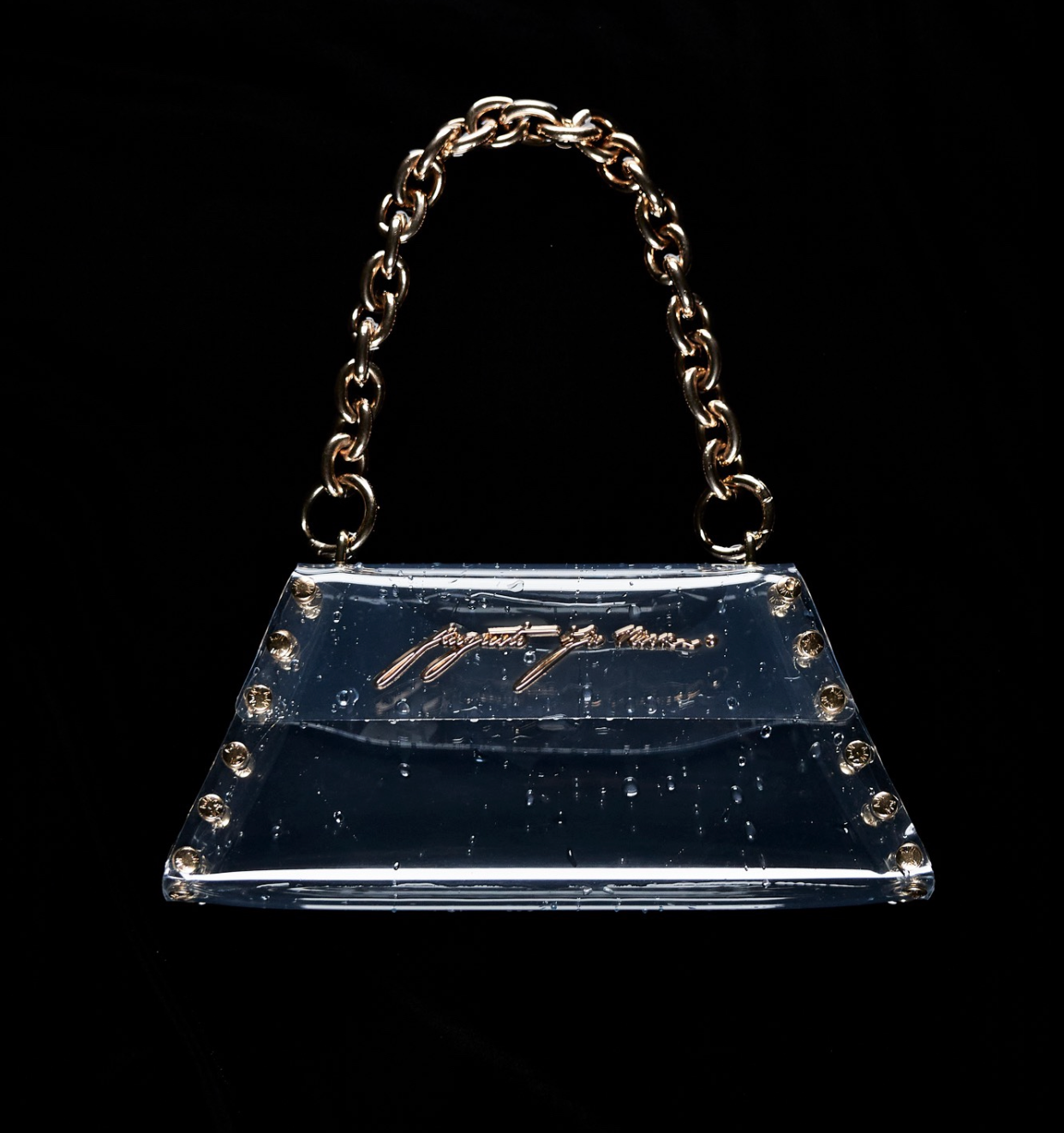 Amelia Bag Transparent Gold