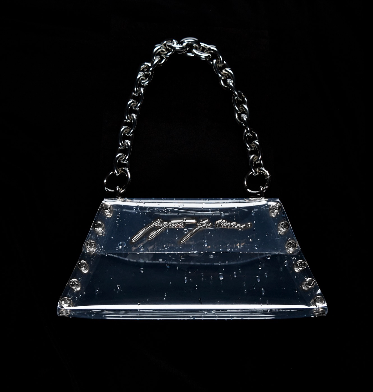Amelia Transparent Bag Silver